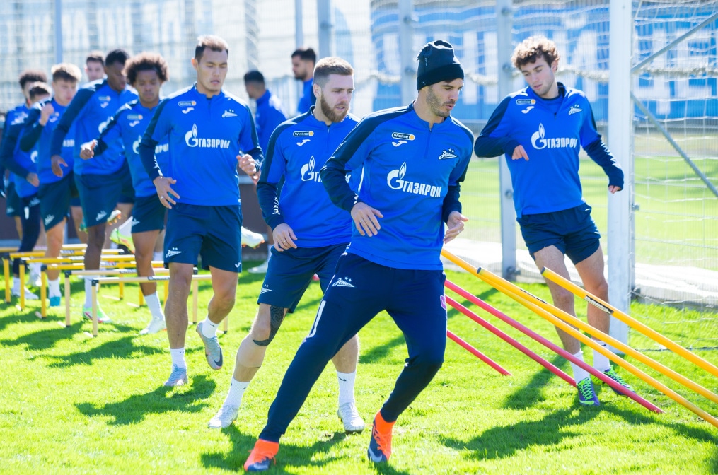 Открытая тренировка «Зенита» перед матчем с «Краснодаром»