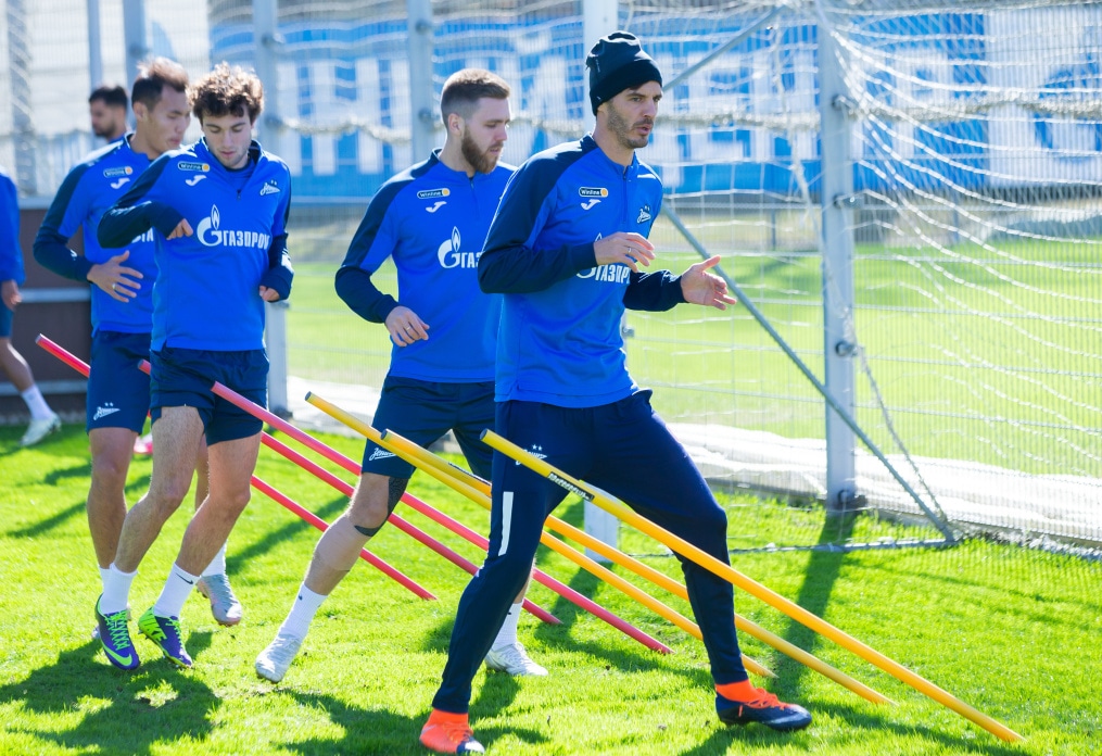 Открытая тренировка «Зенита» перед матчем с «Краснодаром»