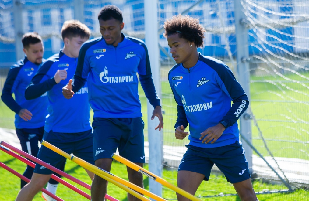 Открытая тренировка «Зенита» перед матчем с «Краснодаром»
