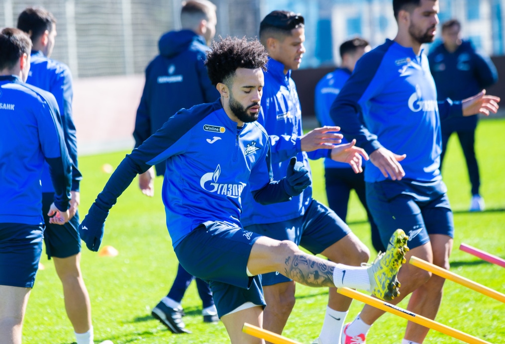 Открытая тренировка «Зенита» перед матчем с «Краснодаром»