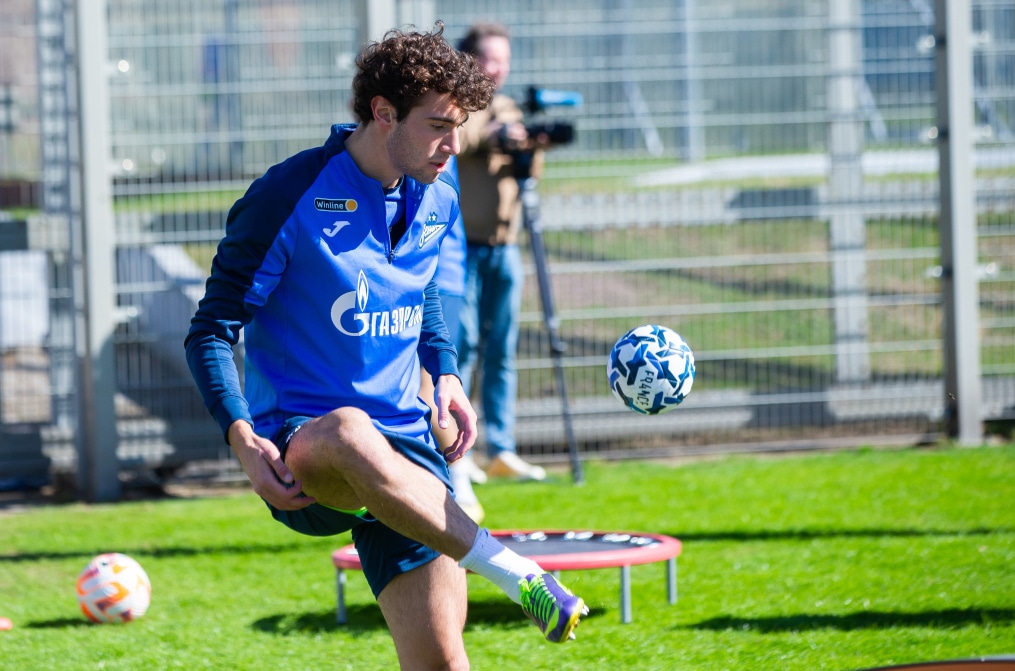 Открытая тренировка «Зенита» перед матчем с «Краснодаром»