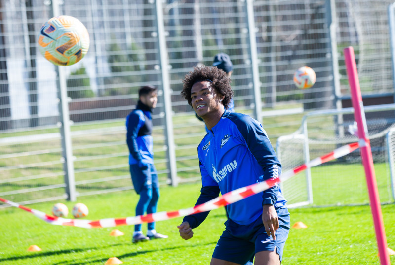 Открытая тренировка «Зенита» перед матчем с «Краснодаром»