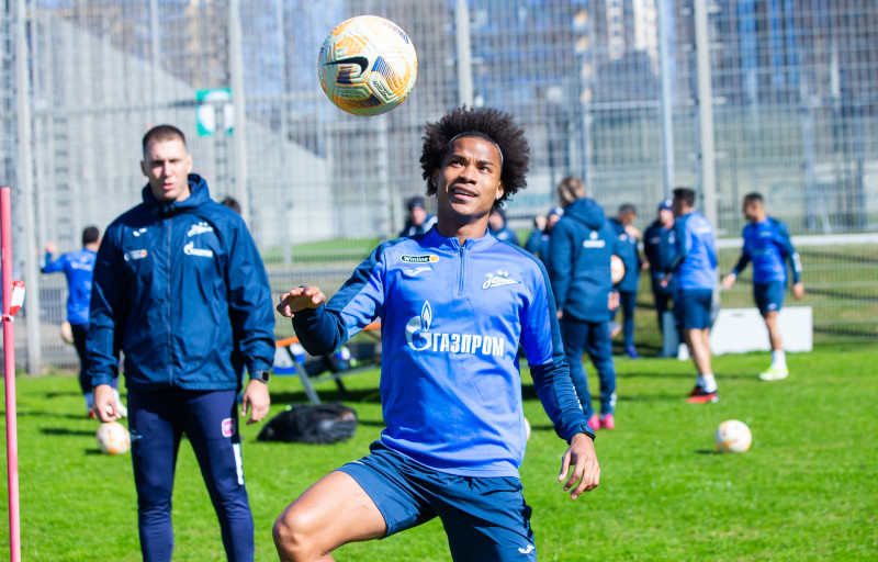 Открытая тренировка «Зенита» перед матчем с «Краснодаром»