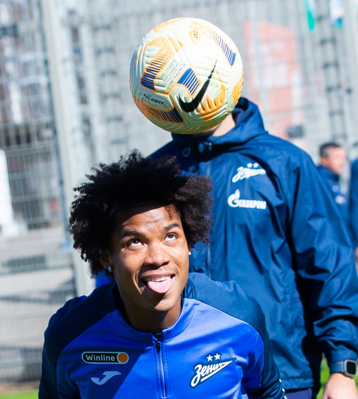 Открытая тренировка «Зенита» перед матчем с «Краснодаром»