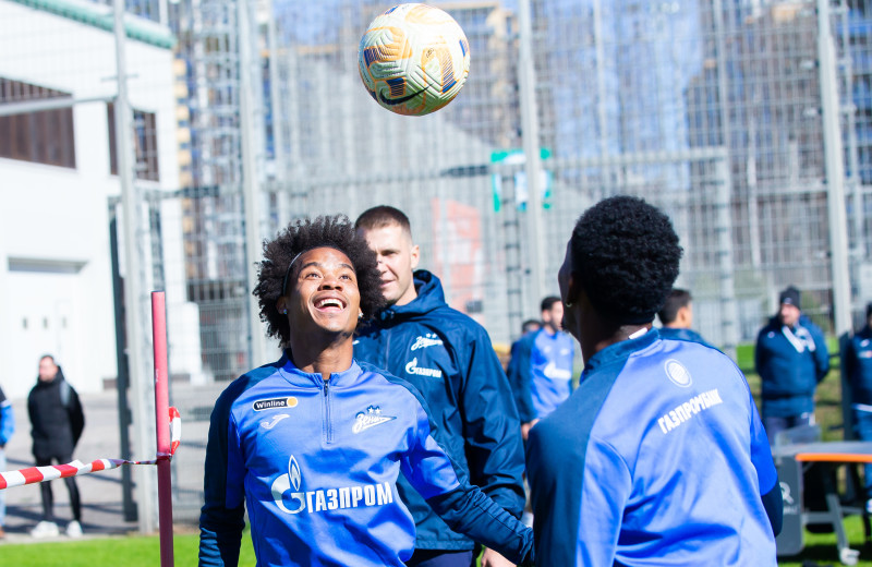 Открытая тренировка «Зенита» перед матчем с «Краснодаром»