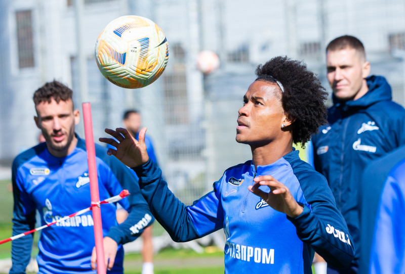 Открытая тренировка «Зенита» перед матчем с «Краснодаром»