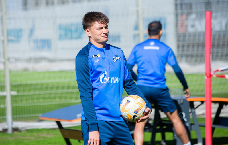 Открытая тренировка «Зенита» перед матчем с «Краснодаром»
