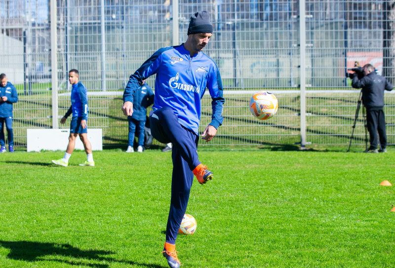 Открытая тренировка «Зенита» перед матчем с «Краснодаром»