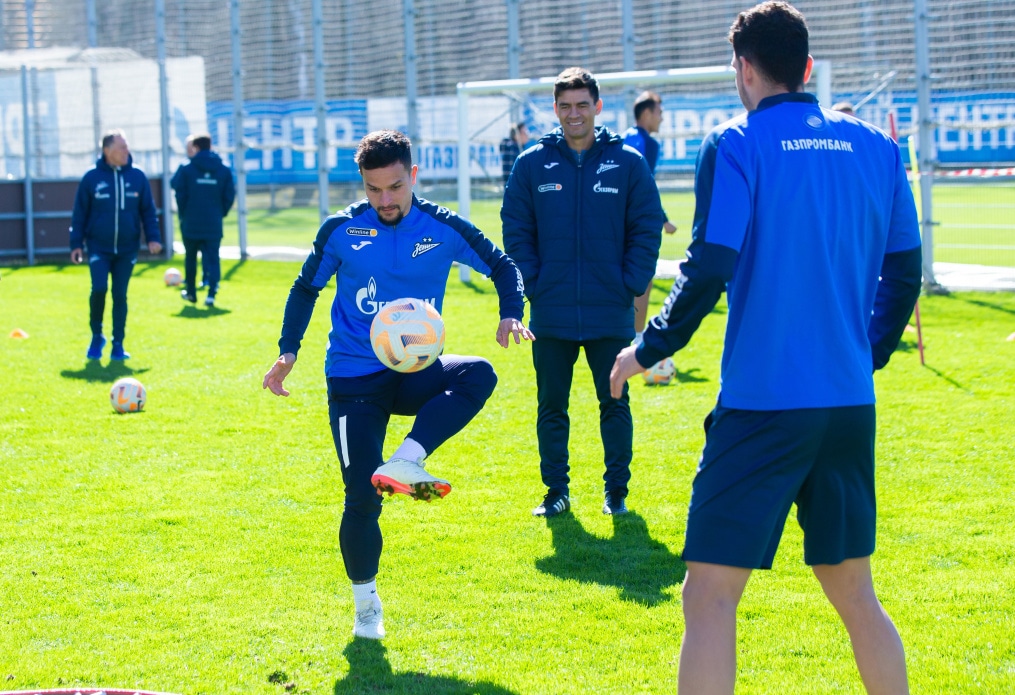 Открытая тренировка «Зенита» перед матчем с «Краснодаром»