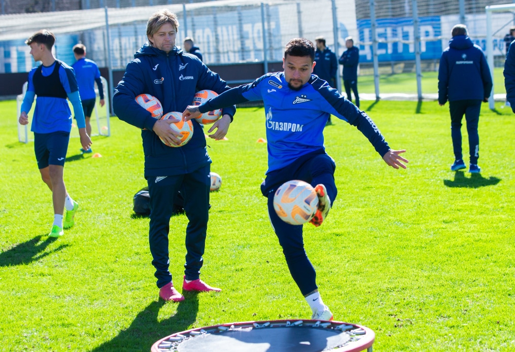 Открытая тренировка «Зенита» перед матчем с «Краснодаром»
