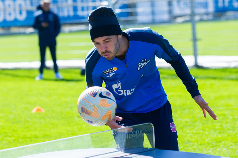 Открытая тренировка «Зенита» перед матчем с «Краснодаром»