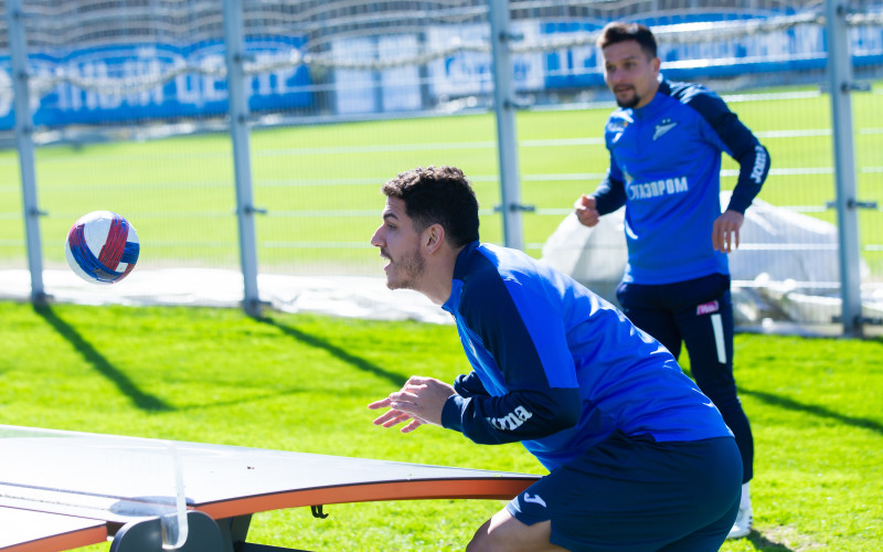 Открытая тренировка «Зенита» перед матчем с «Краснодаром»