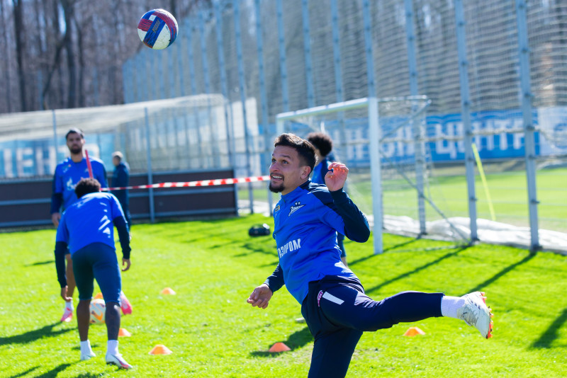 Открытая тренировка «Зенита» перед матчем с «Краснодаром»