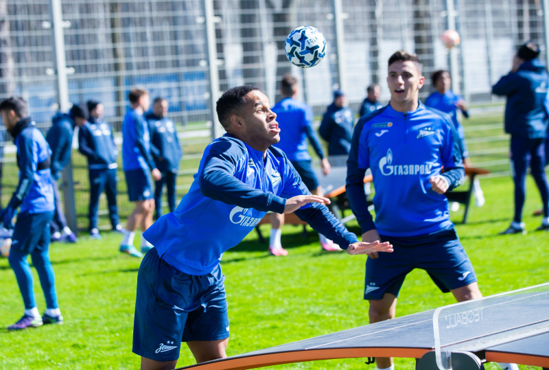 Открытая тренировка «Зенита» перед матчем с «Краснодаром»