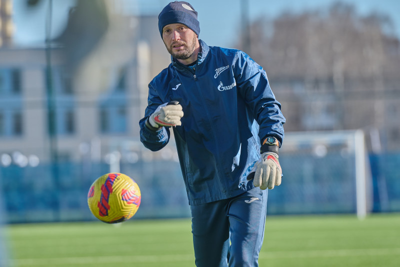 Тренировка «Зенита» U-17 и U-18 перед матчами с «Локомотивом»