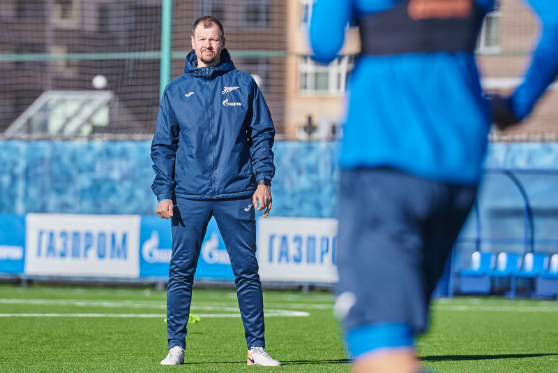 Тренировка «Зенита» U-17 и U-18 перед матчами с «Локомотивом»