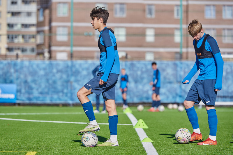 Тренировка «Зенита» U-17 и U-18 перед матчами с «Локомотивом»