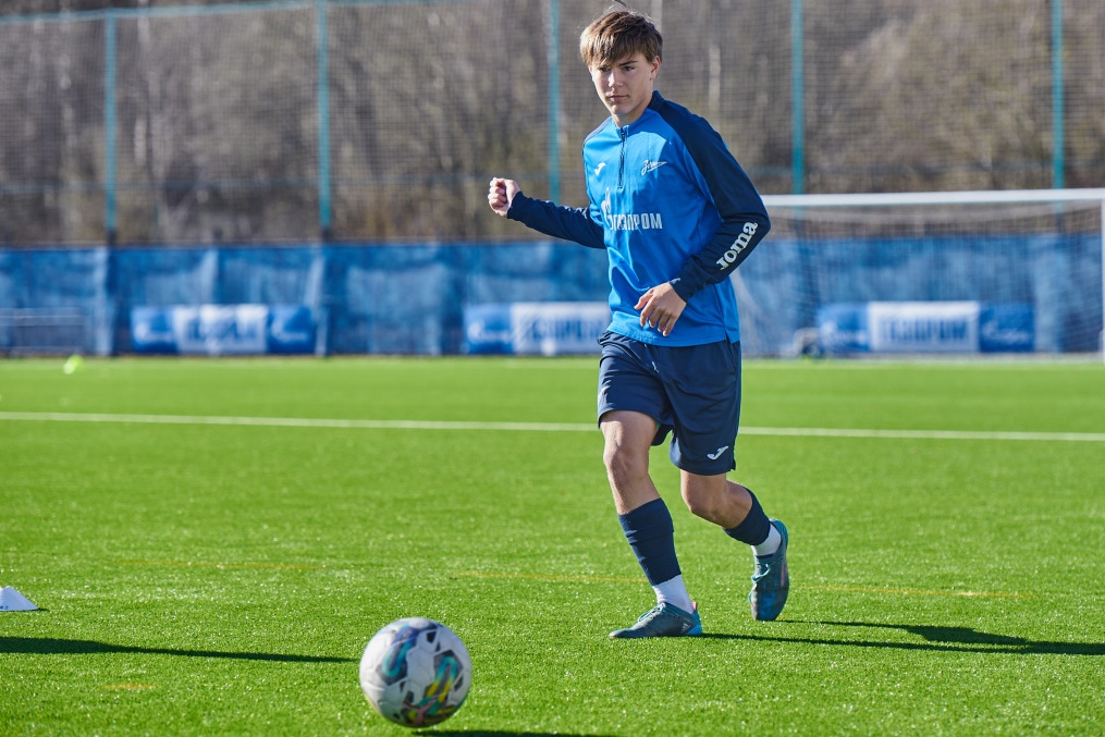Тренировка «Зенита» U-17 и U-18 перед матчами с «Локомотивом»