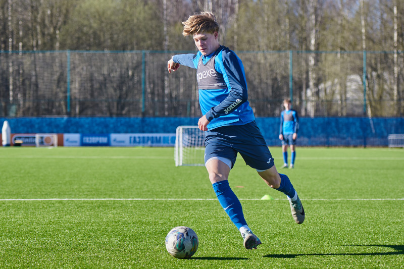 Тренировка «Зенита» U-17 и U-18 перед матчами с «Локомотивом»