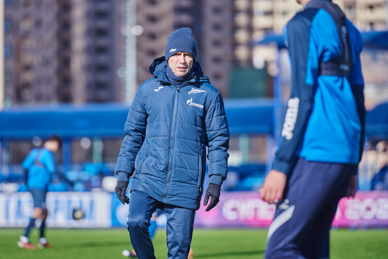 Тренировка «Зенита» U-17 и U-18 перед матчами с «Локомотивом»