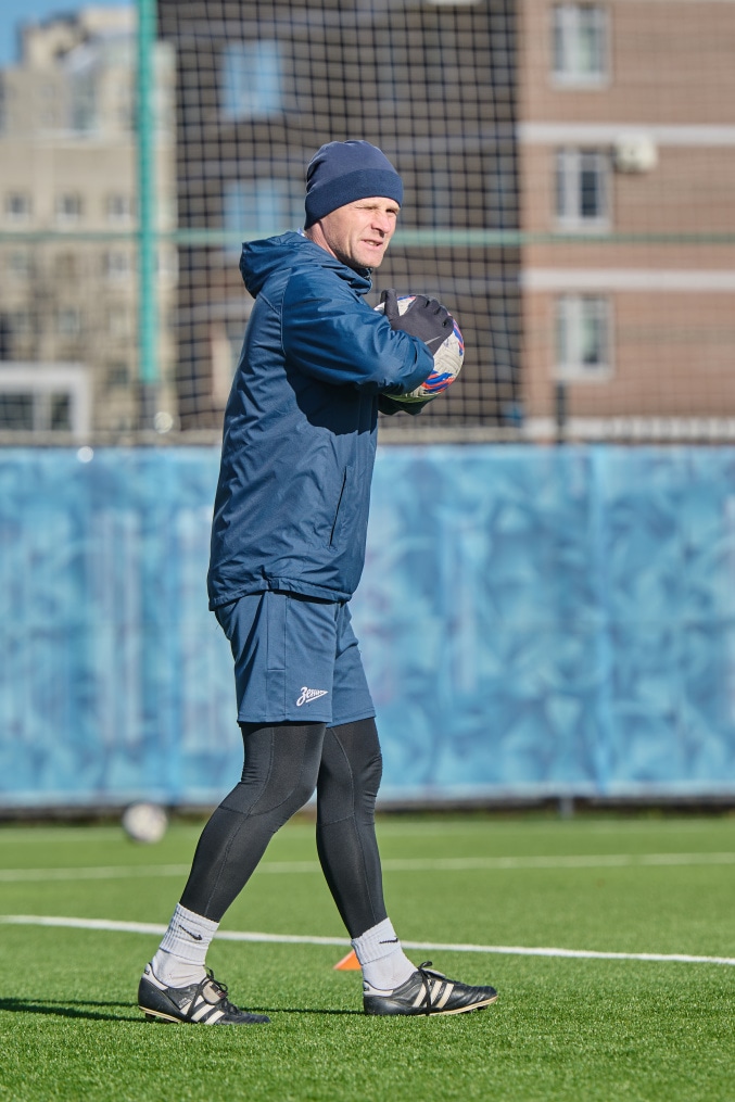 Тренировка «Зенита» U-17 и U-18 перед матчами с «Локомотивом»