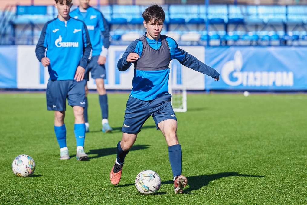 Тренировка «Зенита» U-17 и U-18 перед матчами с «Локомотивом»
