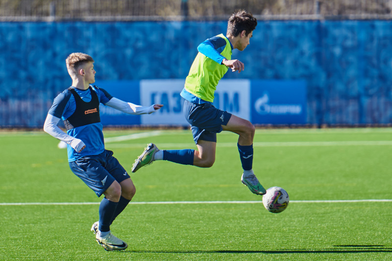 Тренировка «Зенита» U-17 и U-18 перед матчами с «Локомотивом»