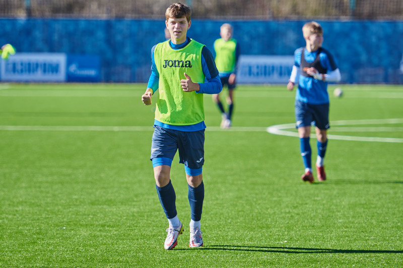 Тренировка «Зенита» U-17 и U-18 перед матчами с «Локомотивом»