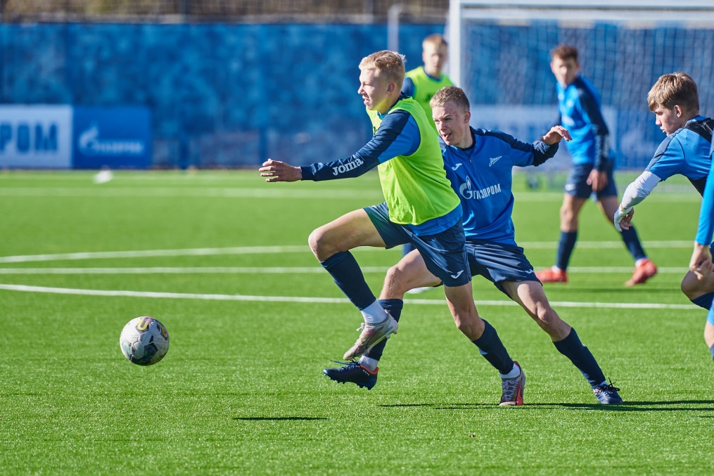 Тренировка «Зенита» U-17 и U-18 перед матчами с «Локомотивом»