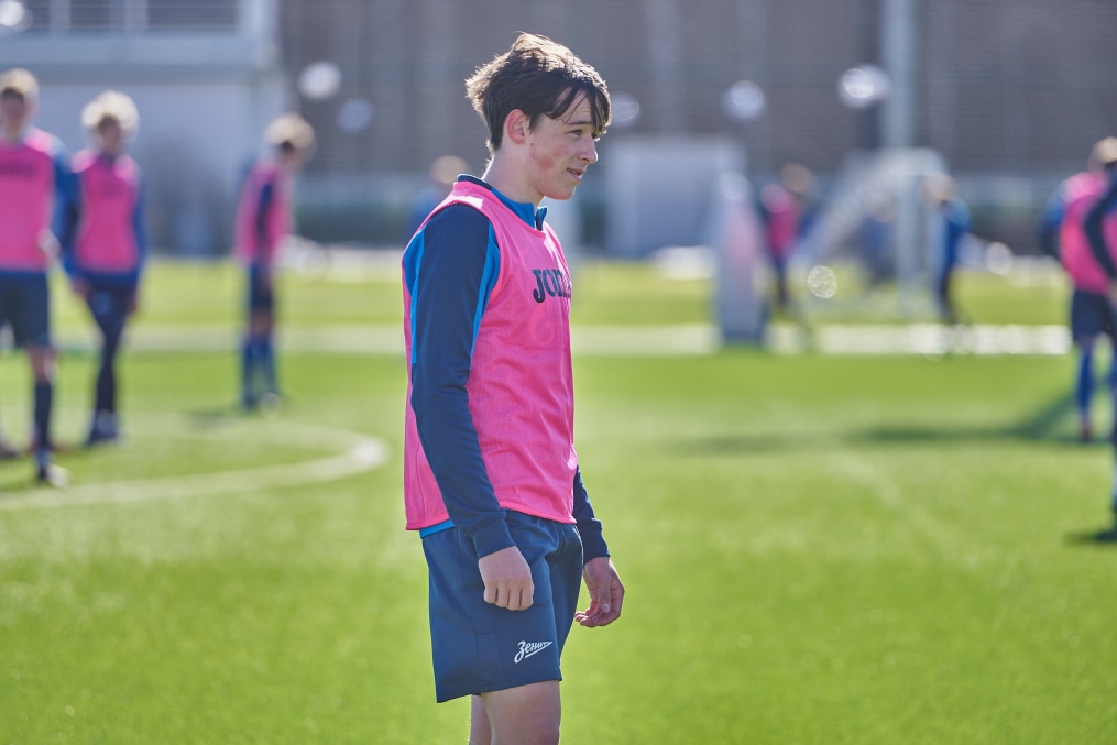 Тренировка «Зенита» U-17 и U-18 перед матчами с «Локомотивом»