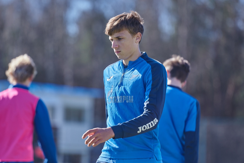 Тренировка «Зенита» U-17 и U-18 перед матчами с «Локомотивом»