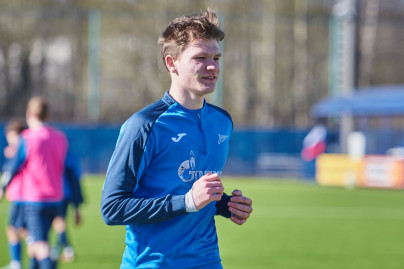 Тренировка «Зенита» U-17 и U-18 перед матчами с «Локомотивом»