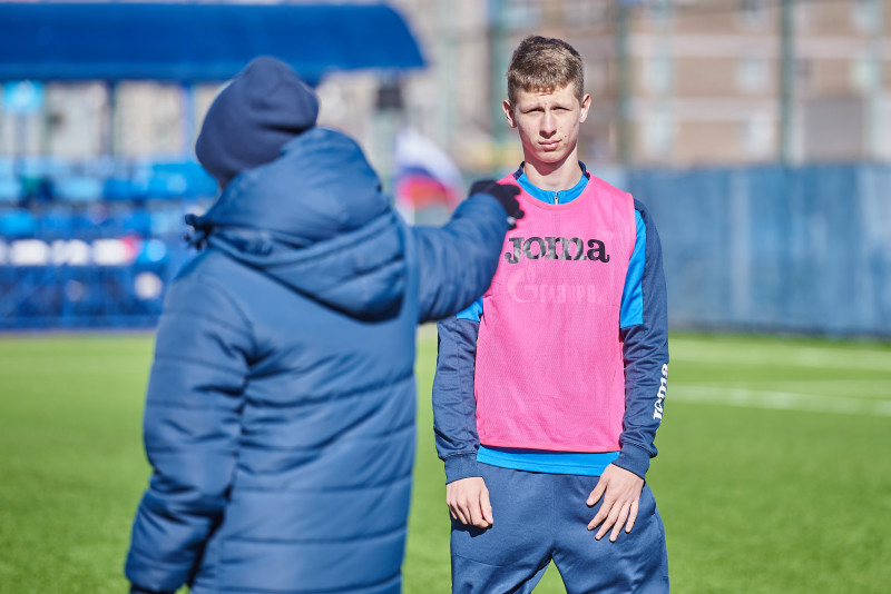 Тренировка «Зенита» U-17 и U-18 перед матчами с «Локомотивом»