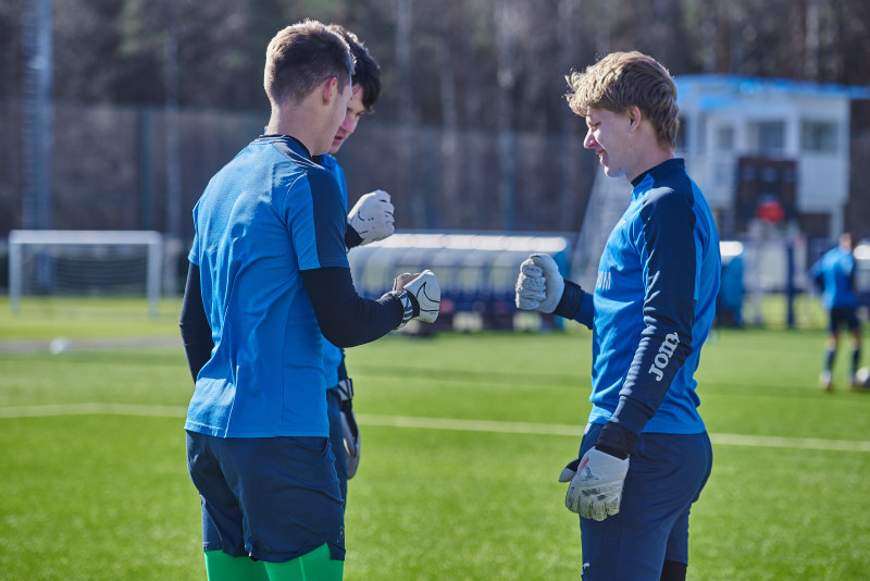 Тренировка «Зенита» U-17 и U-18 перед матчами с «Локомотивом»