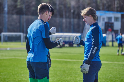 Тренировка «Зенита» U-17 и U-18 перед матчами с «Локомотивом»