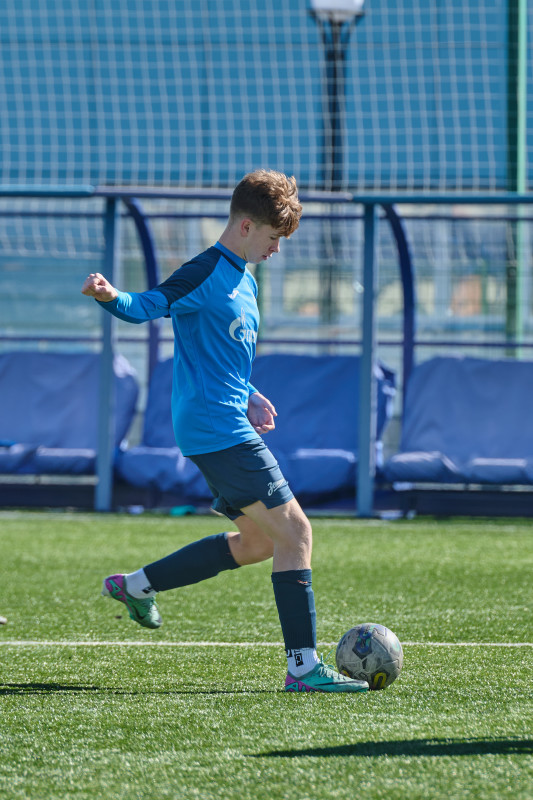 Тренировка «Зенита» U-16 перед матчем с «Локомотивом»