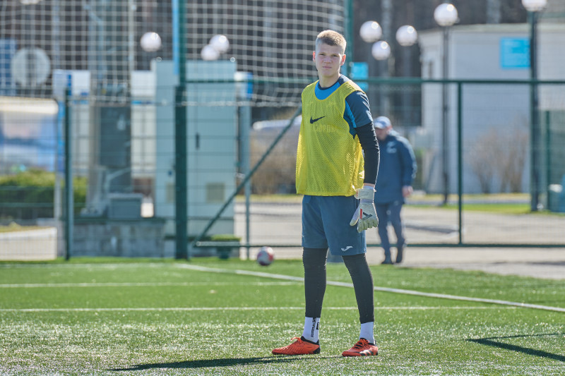 Тренировка «Зенита» U-16 перед матчем с «Локомотивом»
