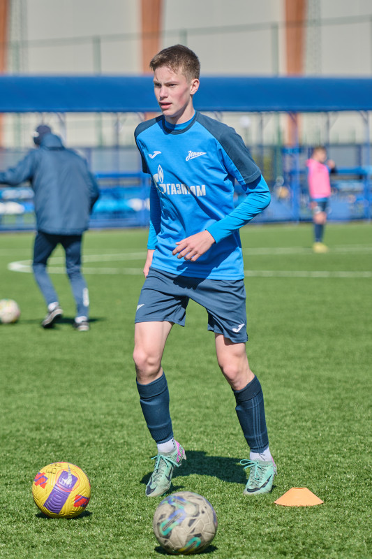 Тренировка «Зенита» U-16 перед матчем с «Локомотивом»
