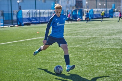 Тренировка «Зенита» U-16 перед матчем с «Локомотивом»