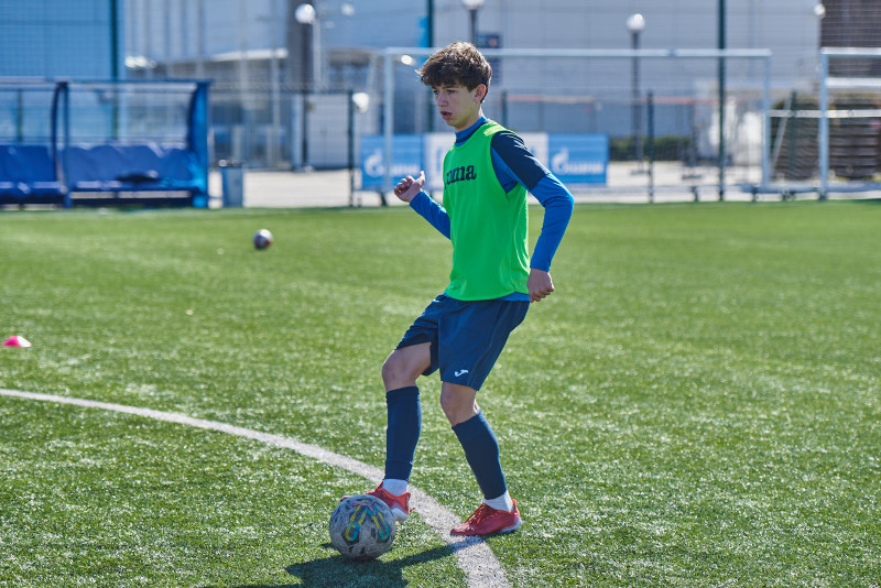 Тренировка «Зенита» U-16 перед матчем с «Локомотивом»