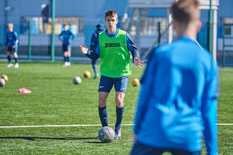 Тренировка «Зенита» U-16 перед матчем с «Локомотивом»