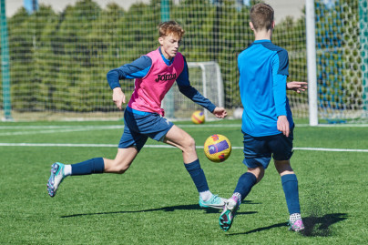 Тренировка «Зенита» U-16 перед матчем с «Локомотивом»