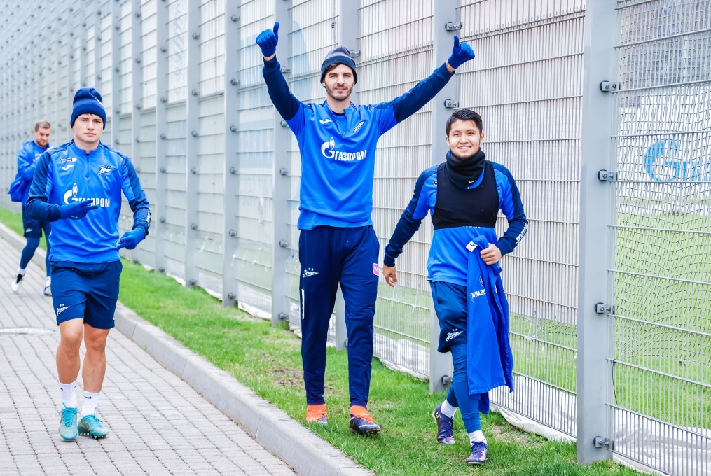 Открытая тренировка «Зенита» перед матчем со «Спартаком»