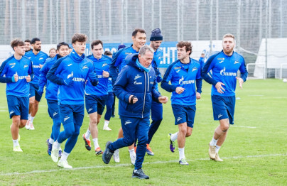 Открытая тренировка «Зенита» перед матчем со «Спартаком»