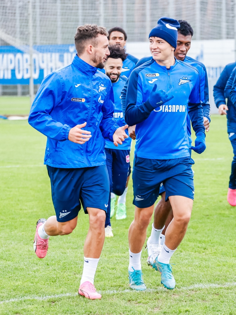 Открытая тренировка «Зенита» перед матчем со «Спартаком»