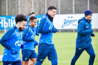 Открытая тренировка «Зенита» перед матчем со «Спартаком»