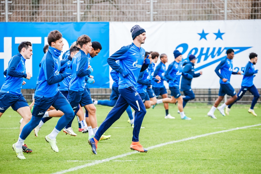 Открытая тренировка «Зенита» перед матчем со «Спартаком»