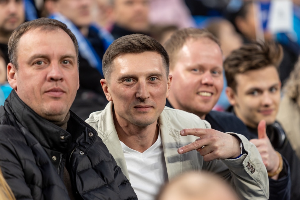 Болельщики на матче «Зенит» — «Спартак»