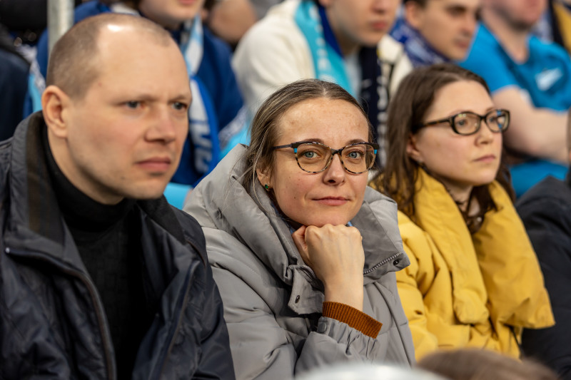 Болельщики на матче «Зенит» — «Спартак»