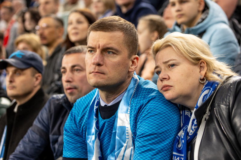 Болельщики на матче «Зенит» — «Спартак»